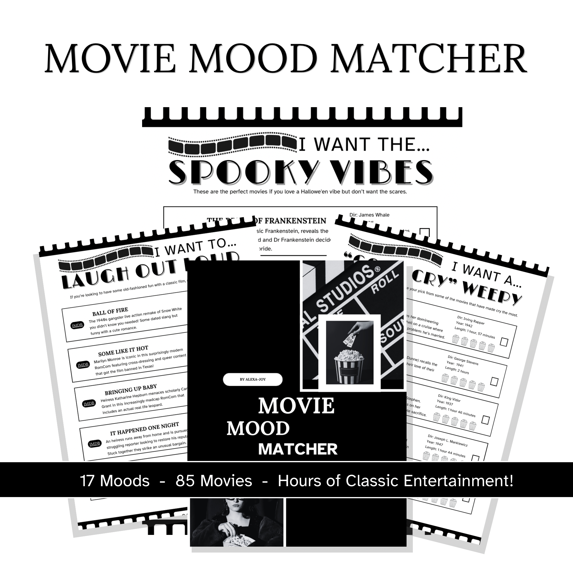 Mockup of the Movie Mood Matcher